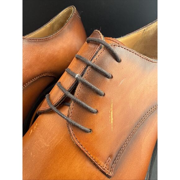 Divinch Walnut Calfskin Derby Shoe Men’s US 10.5 EU 43 Brown Leather Lug Sole